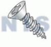 Phillips Flat Self Tapping Screw Type A Fully Threaded Zinc And Bake