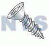 Square Flat Self Tapping Screw Type A Fully Threaded Zinc And Bake
