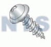 Phillips Round Washer Self Tapping Screw Type AB Fully Threaded Zinc And Bake