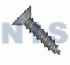 Phillips Flat Undercut Self Tapping Screw Type A B Fully Threaded Black Zinc And