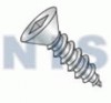 Square Flat Self Tapping Screw Type A B Fully Threaded Zinc And Bake