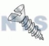 Slotted Flat Self Tapping Screw Type A B Fully Threaded Zinc And Bake