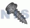 Slotted Indented Hex Washer Self Tapping Screw Type A B Full Thread Black Zinc Bake