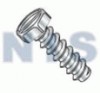 Slotted Indented Hex Self Tapping Screw Type B Fully Threaded Zinc