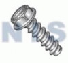 Slotted Indented Hex Washer Self Tapping Screw Type B Fully Thread 18 8 Stainles