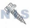 Slotted Indented Hex Washer With Bonded Neo Epdm Washer Self Piercing Zinc