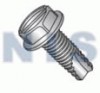 Slotted Indented Hexwasher Thread Cutting Screw Type23 Fully Thrd 18 8 Stainless