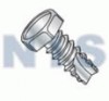 Unslotted Indented Hex Thread Cutting Screw Type 25 Fully Threaded Zinc And Bake