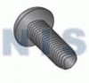 Phillips Pan Taptite Thread Rolling Screw Fully Threaded Black Zinc Bake Wax