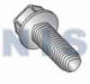 Unslot Ind Hex Washer Taptite Thread Roll Screw Full Thread 4 10 Stainless Steel