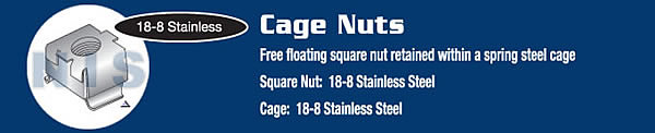 Stainless Steel CAGE NUTS