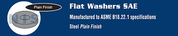 S A E Flat Washer Plain