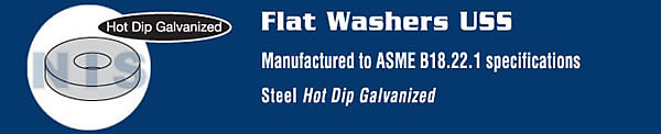 U S S Flat Washer Hot Dipped Galvanized