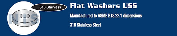 U S S Flat Washer 316 Stainless Steel