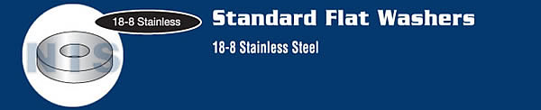 Flat Washer 18 8 Stainless Steel