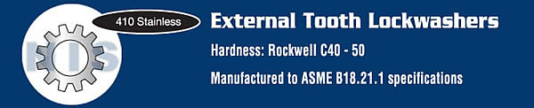 External Tooth Lock Washer 4 10 Stainless Steel
