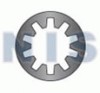 Internal Tooth Lock Washer Black Zinc and Bake