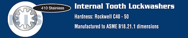 Internal Tooth Lock Washer 4 10 Stainless Steel