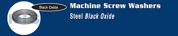 Machine Screw Washer Black Oxide