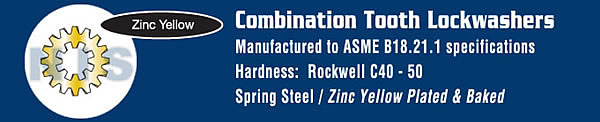 Combination External-Internal Tooth Lock Washers