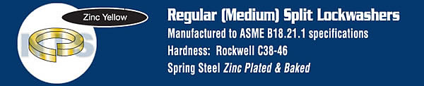 Medium Split Lock Washer