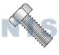 Unslotted Indented Hex Head Machine Screw Fully Threaded Zinc