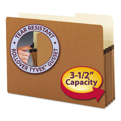 Smead&reg; Redrope Drop Front File Pockets