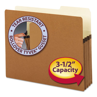 Smead&reg; Redrope Drop Front File Pockets