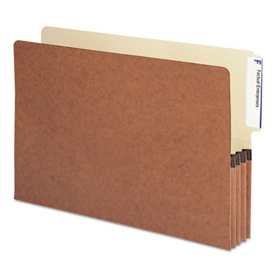 Smead&reg; Redrope Drop-Front End Tab File Pockets