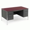HON&reg; Mentor&reg; Series Double Pedestal Desk