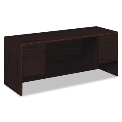 HON&reg; 10700 Series&trade; Kneespace Credenza with Three-Quarter Height Pedestals