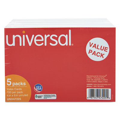 Universal&reg; Recycled Index Strong 2 Pt. Stock Cards
