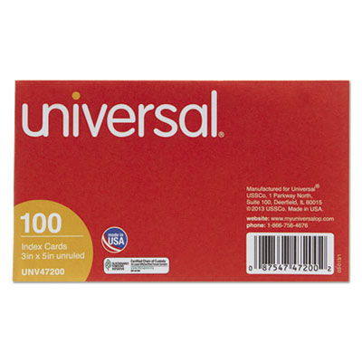 Universal&reg; Recycled Index Strong 2 Pt. Stock Cards