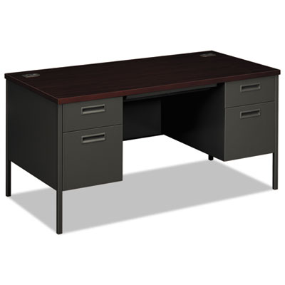 HON&reg; Metro Classic Series Double Pedestal Desk