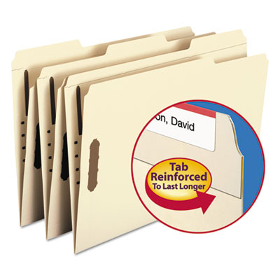 Smead&reg; Top Tab Fastener Folders