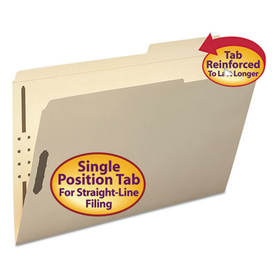 Smead&reg; Top Tab Fastener Folders
