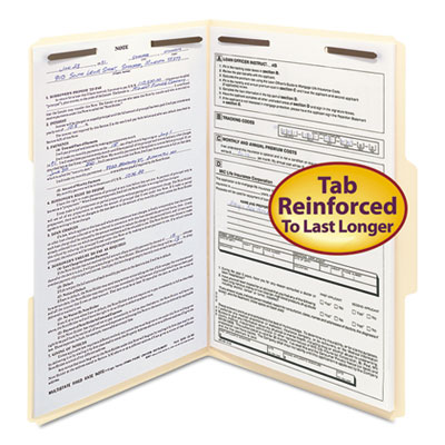 Smead&reg; Top Tab Fastener Folders