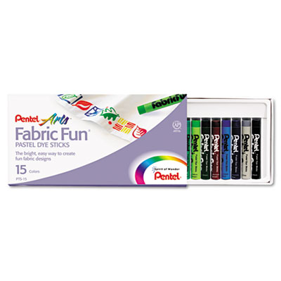 Pentel&reg; Fabric Fun&reg; Pastel Dye Sticks
