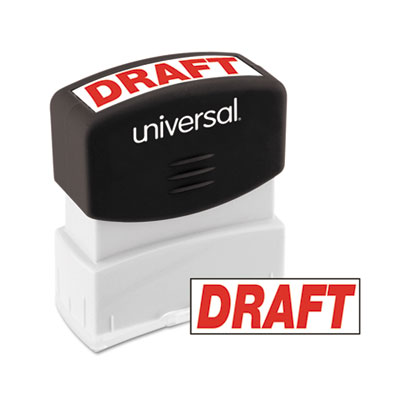 Universal&reg; Pre-Inked One-Color Stamp