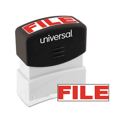 Universal&reg; Pre-Inked One-Color Stamp