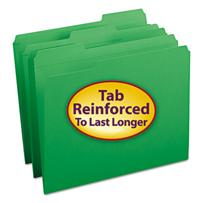 Smead&reg; Reinforced Top Tab Colored File Folders