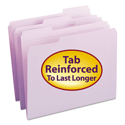 Smead&reg; Reinforced Top Tab Colored File Folders