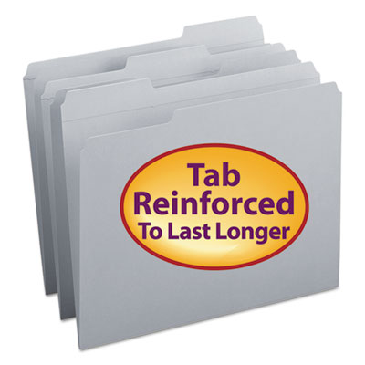 Smead&reg; Reinforced Top Tab Colored File Folders