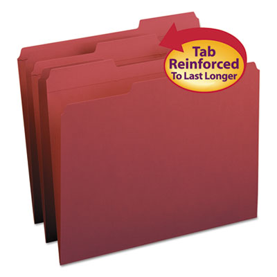 Smead&reg; Reinforced Top Tab Colored File Folders