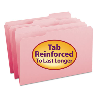 Smead&reg; Reinforced Top Tab Colored File Folders