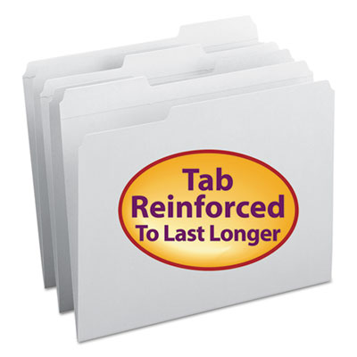 Smead&reg; Reinforced Top Tab Colored File Folders