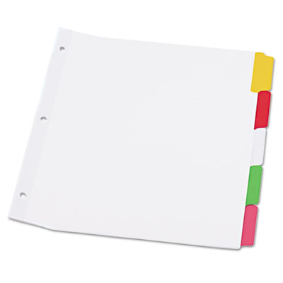 Universal One&trade; Write-On/Erasable Tab Index