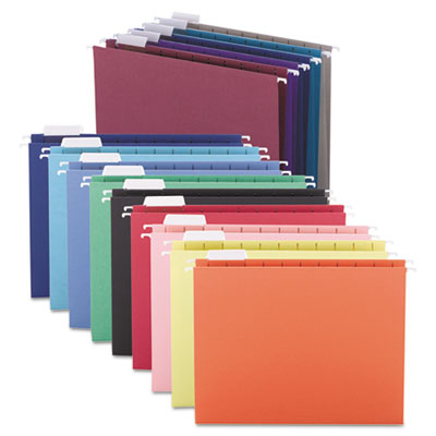 Smead® Colored Hanging File Folders Smead® Colored Hanging File Folders
