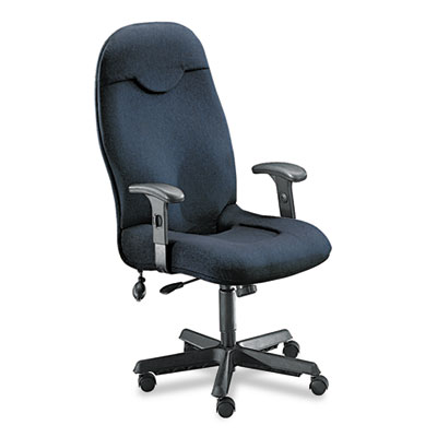Mayline&reg; Comfort Series Executive High-Back Swivel/Tilt Chair with Cut-Out Feature