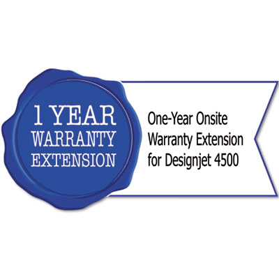 HP 1-Year Post Warranty Next Business Day Onsite for Designjet 4500 Hardware Support